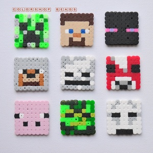 MINECRAFT hűtőmágnes készlet (9 db) -  - Meska.hu