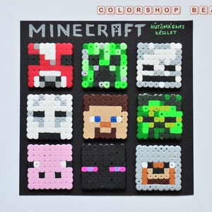 MINECRAFT hűtőmágnes készlet (9 db) -  - Meska.hu