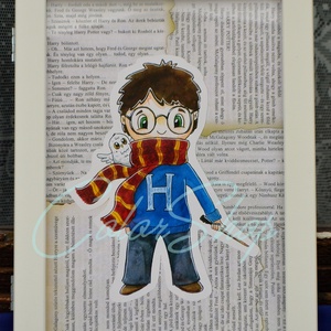 Harry Potter print A4, Művészet, Kollázs, Fotó, grafika, rajz, illusztráció, MESKA