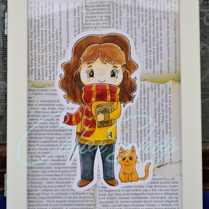 Hermione (Harry Potter) print A4, Művészet, Grafika & Illusztráció, Fotó, grafika, rajz, illusztráció, MESKA
