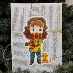 Hermione (Harry Potter) print A4 - művészet - grafika & illusztráció - Meska.hu