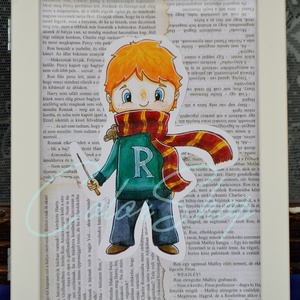 Ron Weasley (Harry Potter) print A4, Művészet, Grafika & Illusztráció, Fotó, grafika, rajz, illusztráció, MESKA