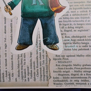 Ron Weasley (Harry Potter) print A4 - művészet - grafika & illusztráció - Meska.hu
