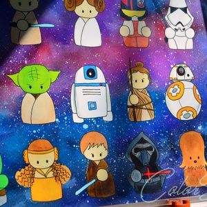Nagy tányéralátét (A3) - STARWARS (galaxis) - otthon & életmód - konyhafelszerelés, tálalás - tálalás - tányér- és poháralátét - Meska.hu