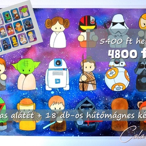 CSOMAGban olcsóbb! - Star Wars (galaxis), Otthon & Lakás, Konyhafelszerelés, tálalás, Fotó, grafika, rajz, illusztráció, Mindenmás, MESKA