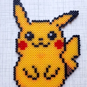 Pikachu pixel art kép - otthon & életmód - dekoráció - kép & falikép - 3d képek - Meska.hu