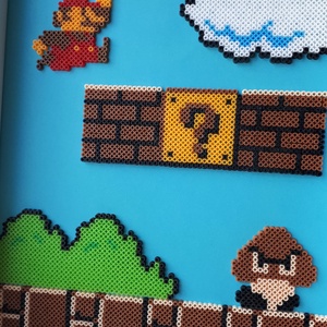 Super Mario pixel art falikép (23x28 cm) - otthon & életmód - dekoráció - kép & falikép - 3d képek - Meska.hu