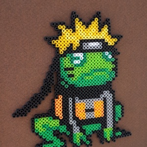 Naruto béka pixel art kép, Otthon & Életmód, Dekoráció, Kép & Falikép, 3d képek, Mindenmás, MESKA
