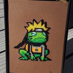 Naruto béka pixel art kép - otthon & életmód - dekoráció - kép & falikép - 3d képek - Meska.hu