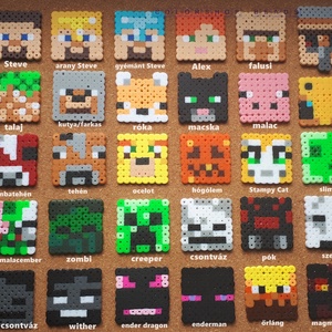 óriás MINECRAFT hűtőmágnes készlet (30 db), Otthon & Életmód, Konyhafelszerelés, tálalás, Konyhai dekoráció, Hűtőmágnes, Mindenmás, MESKA
