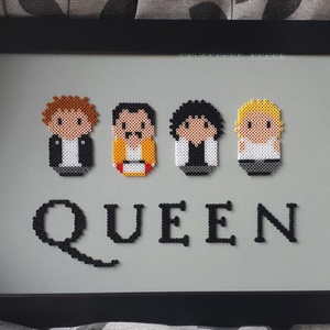 QUEEN pixel art kép, Otthon & Életmód, Dekoráció, Kép & Falikép, 3d képek, Mindenmás, MESKA