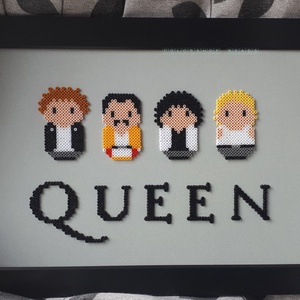 QUEEN pixel art kép, Otthon & Lakás, Dekoráció, Kép & Falikép, 3d képek, Mindenmás, MESKA