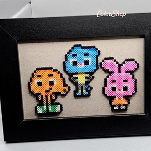 GUMBALL - pixel art kép - otthon & életmód - dekoráció - kép & falikép - 3d képek - Meska.hu