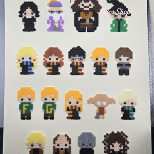 Harry Potter - pixel art kép A4 - otthon & életmód - dekoráció - kép & falikép - 3d képek - Meska.hu
