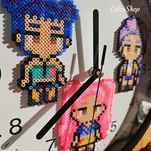 (AJÁNDÉKKAL!) K-POP DÉMONVADÁSZOK halk falióra (23 cm) - otthon & életmód - dekoráció - fali és függő dekoráció - falióra & óra - Meska.hu