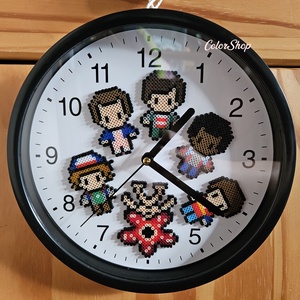 STRANGER THINGS halk falióra (23 cm) - otthon & életmód - dekoráció - fali és függő dekoráció - falióra & óra - Meska.hu