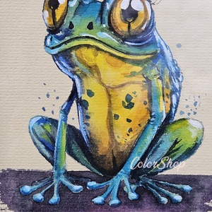 Színes brekeke - eredeti akvarell - művészet - festmény - akvarell - Meska.hu