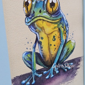 Színes brekeke - eredeti akvarell - művészet - festmény - akvarell - Meska.hu