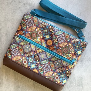 Crossbody  Mozaik   - táska & tok - kézitáska & válltáska - vállon átvethető táska - Meska.hu