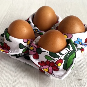 Húsvéti tojástartó - Matyó mintás - 4 tojásnak - Meska.hu