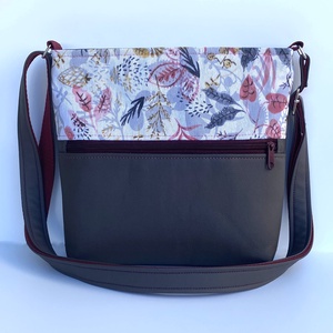 Nagy Crossbody - Őszi színekkel - táska & tok - kézitáska & válltáska - vállon átvethető táska - Meska.hu