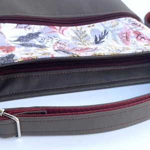 Nagy Crossbody - Őszi színekkel - táska & tok - kézitáska & válltáska - vállon átvethető táska - Meska.hu