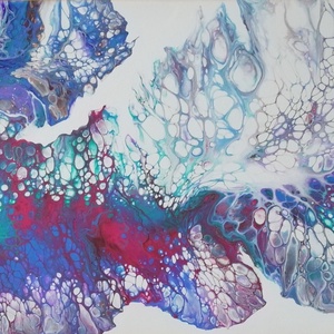 Forrongás/Fluid art/ Festmény - Meska.hu