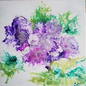 Íriszek/Fluid art/Festmény, Művészet, Akril, Festmény, Festészet, MESKA