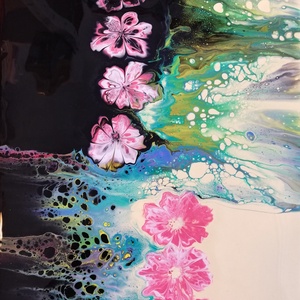Éjjel-nappal/Festmény/Fluid-art - Meska.hu
