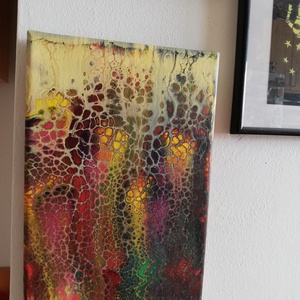 Nyugalom /Festmény/Fluid art /Absztrakt - Meska.hu
