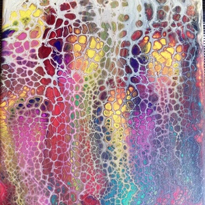 Nyugalom /Festmény/Fluid art /Absztrakt - művészet - festmény - akril - Meska.hu