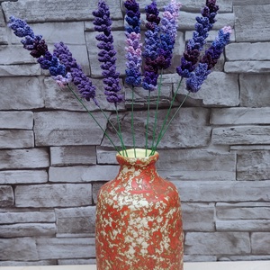 Horgolt levendula virágok / Crochet lavender flowers, Otthon & Életmód, Dekoráció, Virágdísz és tartó, Csokor & Virágdísz, Horgolás, MESKA