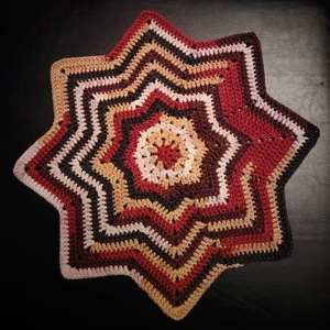 Horgolt szundikendő csillag alap / Crochet baby lovey star shaped base, Játék & Sport, 3 éves kor alattiaknak, Alvóka & Rongyi, Horgolás, MESKA