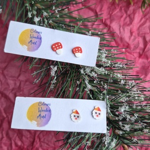 Nikkelmentes mini bedugós fülbevaló  - ékszer - fülbevaló - pötty fülbevaló - Meska.hu