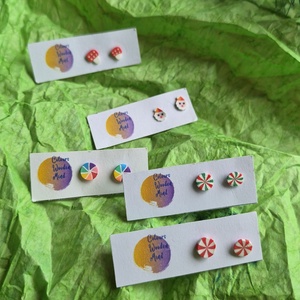 Nikkelmentes mini bedugós fülbevaló  - ékszer - fülbevaló - pötty fülbevaló - Meska.hu