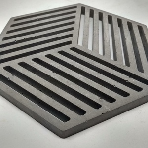 Beton szürke színű beton alátét falidísz  - otthon & életmód - dekoráció - virágdísz és tartó - virágtartó - Meska.hu