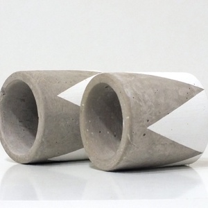 Dekor Beton Kaspó Szett 2 db-os, kaktusz, szukkulens növény számára, minimal dekor, indusztriál, beton, cement - otthon & életmód - dekoráció - virágdísz és tartó - cserép & kaspó - Meska.hu