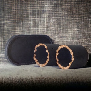Rustic Beton Kaspó Szett, szukkulens, mécsestartó, minimal dekor, indusztriál - otthon & életmód - dekoráció - virágdísz és tartó - virágtartó - Meska.hu