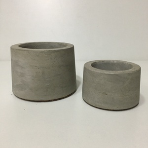 Conical Beton Kaspó szett Szürke - otthon & életmód - kisállatoknak - Meska.hu
