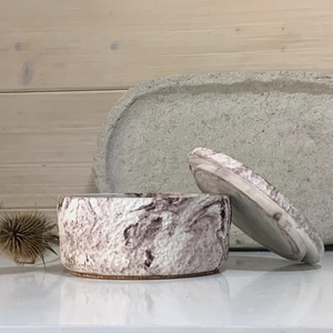 Lava Beton Dobozka Márvány Minta - otthon & életmód - dekoráció - asztal és polc dekoráció - díszdoboz - Meska.hu