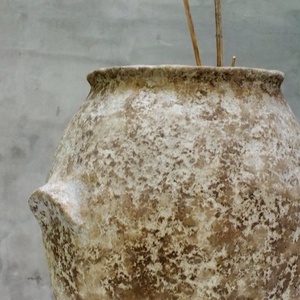 Potto Rusztikus Papírbeton Wabi Sabi Bödön, papírbeton, beton, minimalista, texturált, újrahasznosított - otthon & életmód - dekoráció - virágdísz és tartó - virágtartó - Meska.hu