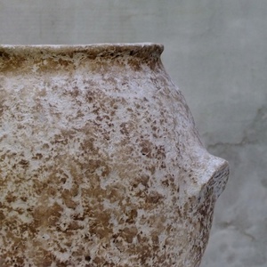 Potto Rusztikus Papírbeton Wabi Sabi Bödön, papírbeton, beton, minimalista, texturált, újrahasznosított - otthon & életmód - dekoráció - virágdísz és tartó - virágtartó - Meska.hu
