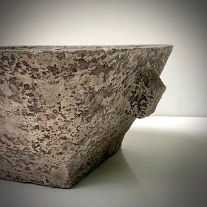 Rusztikus Papírbeton Wabi sabi tál - otthon & életmód - dekoráció - asztal és polc dekoráció - dekorációs tál, tartó - Meska.hu