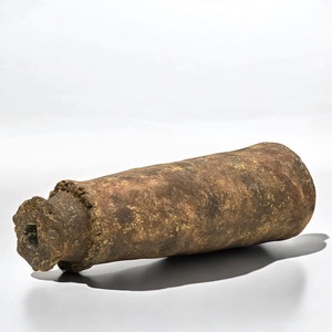 Saboku kézzel készült rusztikus wabi sabi papírrost-beton váza  Beton, japandi, texturált - otthon & életmód - dekoráció - virágdísz és tartó - váza - Meska.hu