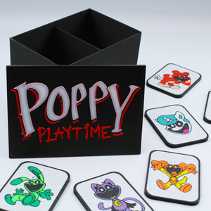 Memória Játék Memóriakártya Poppy Playtime Mese Figurák Catnap Dogday - játék & sport - készségfejlesztő és logikai játék - memória játékok - Meska.hu