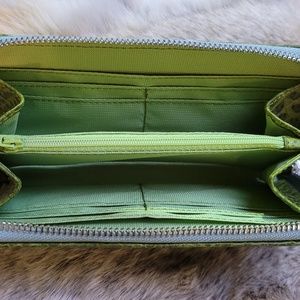 Green crock - valódi bőr tárca - táska & tok - pénztárca & más tok - pénztárca - női pénztárca - Meska.hu