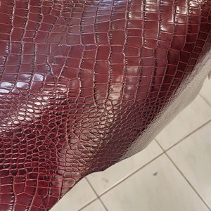 Burgundy crock for work - marhabőr shopper - táska & tok - kézitáska & válltáska - nagy pakolós táska - Meska.hu