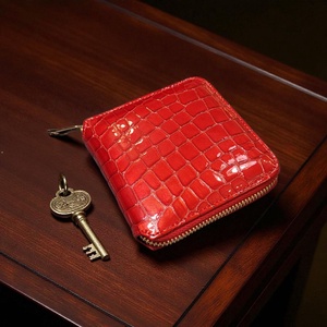 Red luck - mini tárca, Táska & Tok, Pénztárca & Más tok, Pénztárca, Női pénztárca, Bőrművesség, MESKA