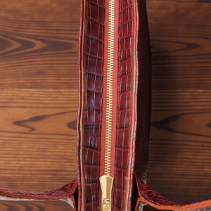 Bordoux crock for work - marhabőr shopper - táska & tok - kézitáska & válltáska - nagy pakolós táska - Meska.hu