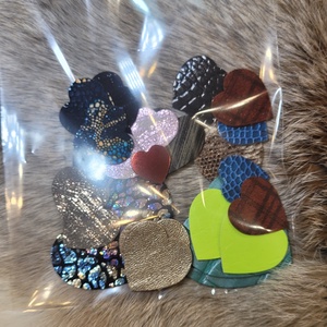 LoveCraft 3 - valódi bőr alkotó csomag - kellékek & szerszámok - rövidáru - maradék bőr anyag - Meska.hu